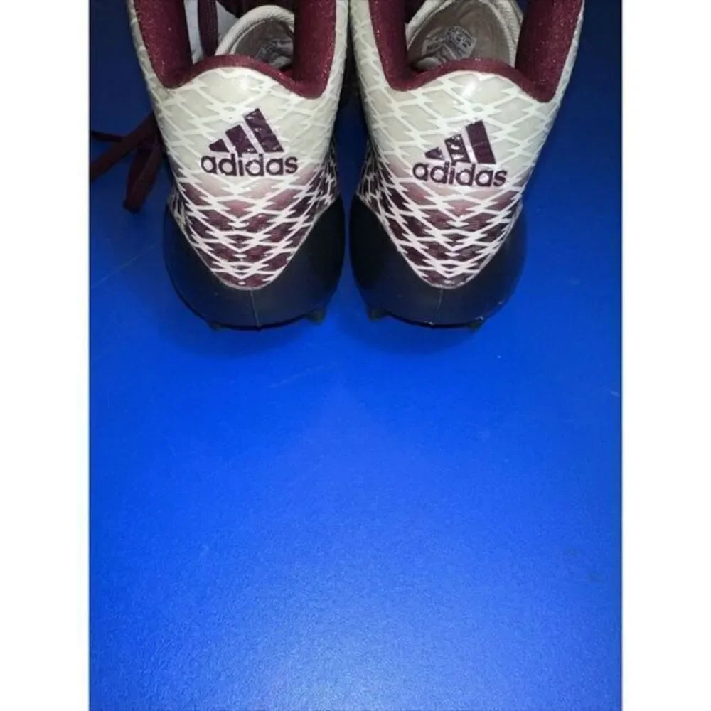 TEXAS A&M 2014 Adizero 3.0 high football shoes Size 14.  Look Brand‎ New!!